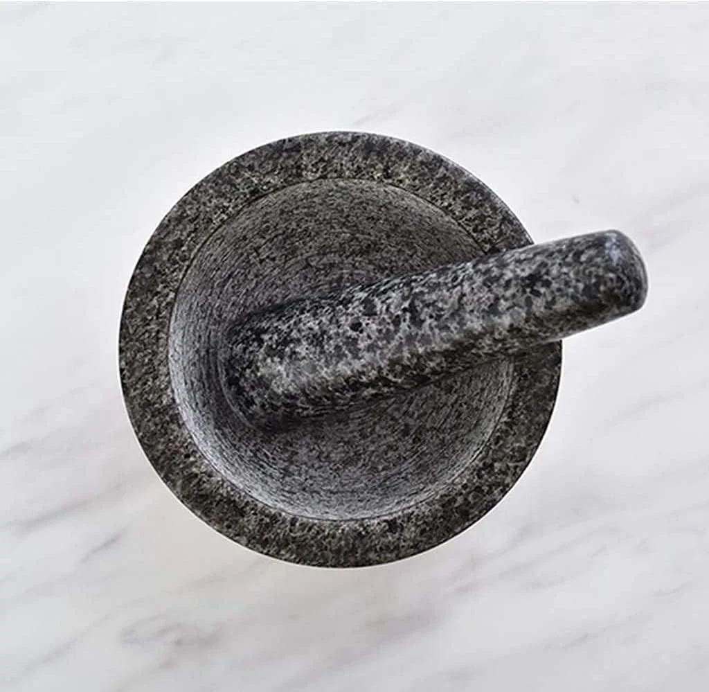 Ступка з товкачем Мармур Сірий, фото №2