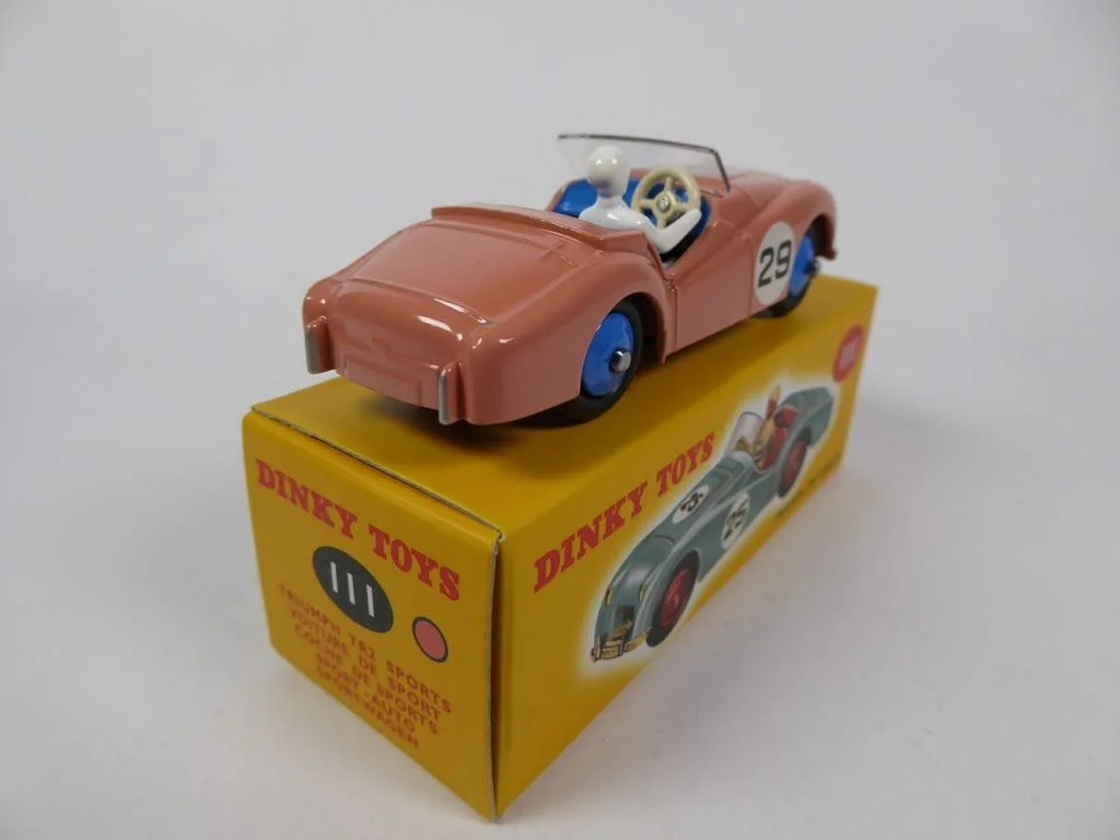 Игрушка автомобиль Dinky Toys Atlas Triumph TR2 Sport 111 Масштаб 1:43, фото №3