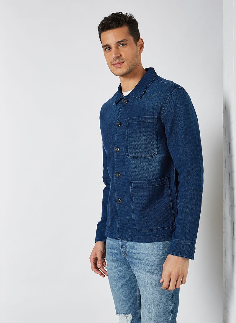 Куртка джинсовая Jack&Jones JJILUCAS JJJACKET AKM 470 NOOS 12186009 Синий L, фото №2