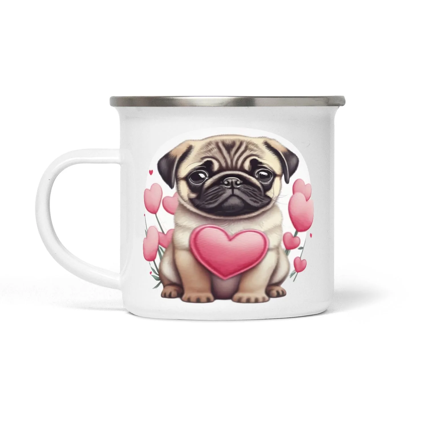 Дитяча кружка Kids Adventure Carlin Емальована Біла - 354 мл, фото №1