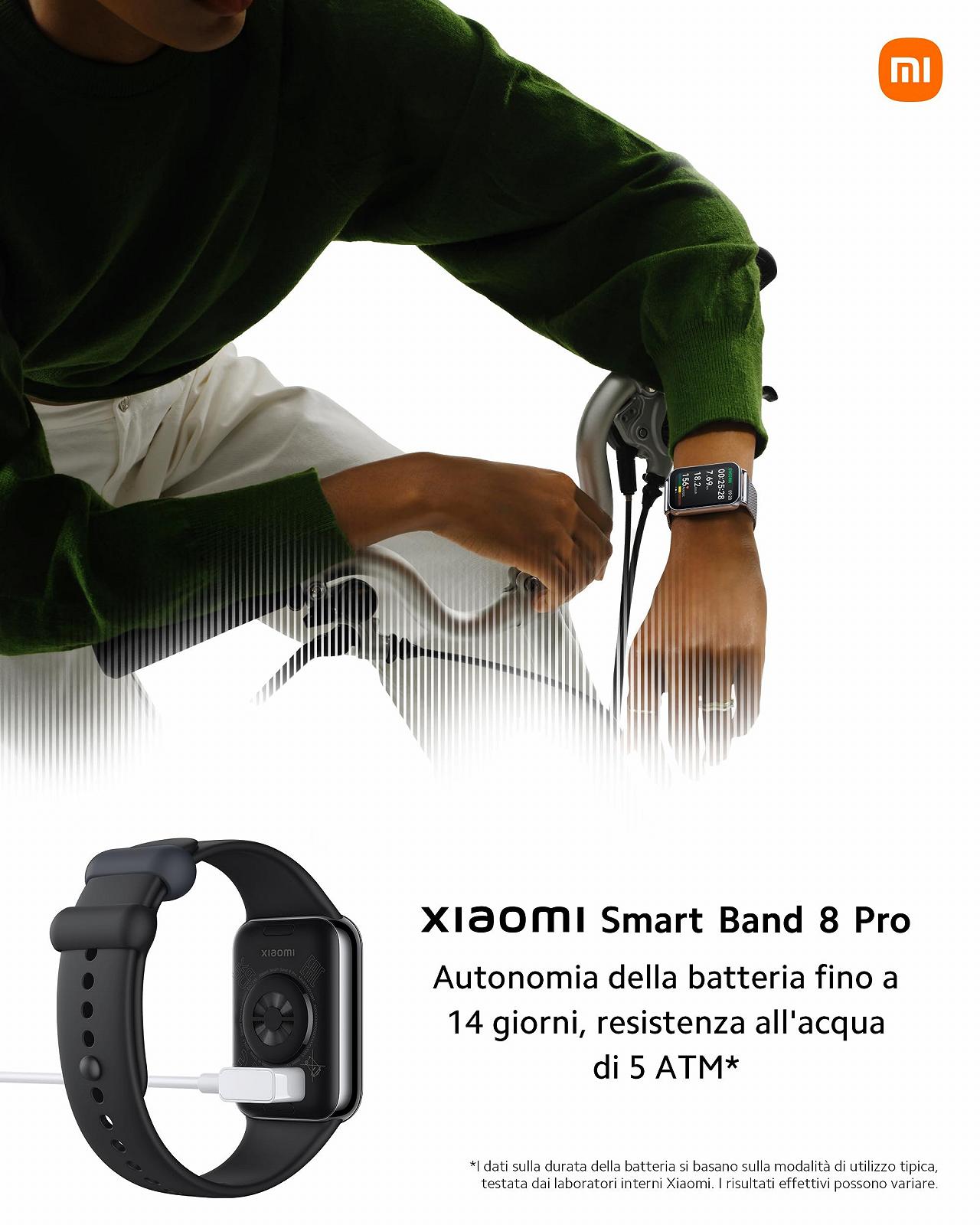 Фитнес-браслет Xiaomi Smart Band 8 Pro, 1.74 дюйма, AMOLED-дисплей, черный, фото №8