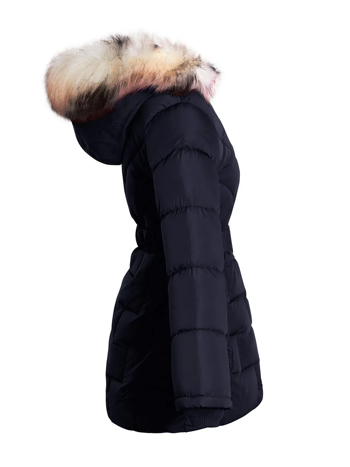 Пальто дитяче SS7 з штучним хутром, фото №3