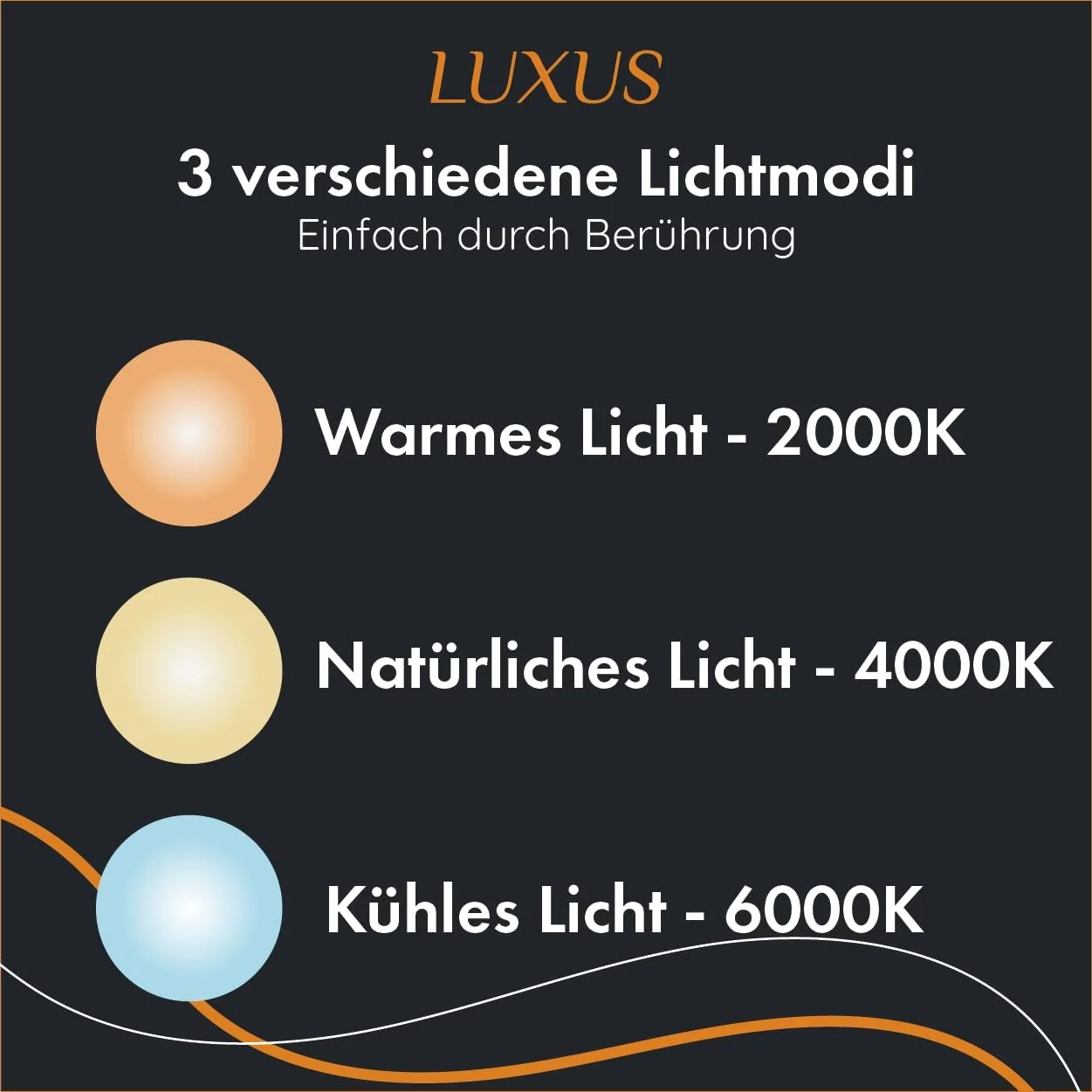 Настільна лампа Luxus Europe Quicksand Moving Sand Art LED Димована Червона, фото №3