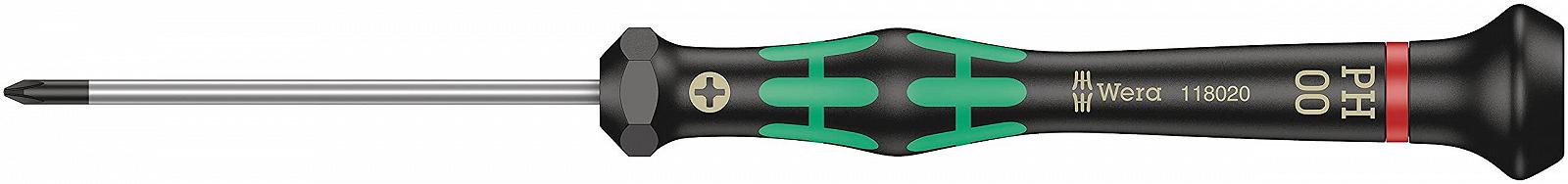 Набор прецизионных отверток Wera Kraftform Micro 12 Universal 1/12 шт. / PH, Slotted, Torx, Hex, фото №5 Набор прецизионных отверток Wera Kraftform Micro 12 Universal 1/12 шт. / PH, Slotted, Torx, Hex, фото №5