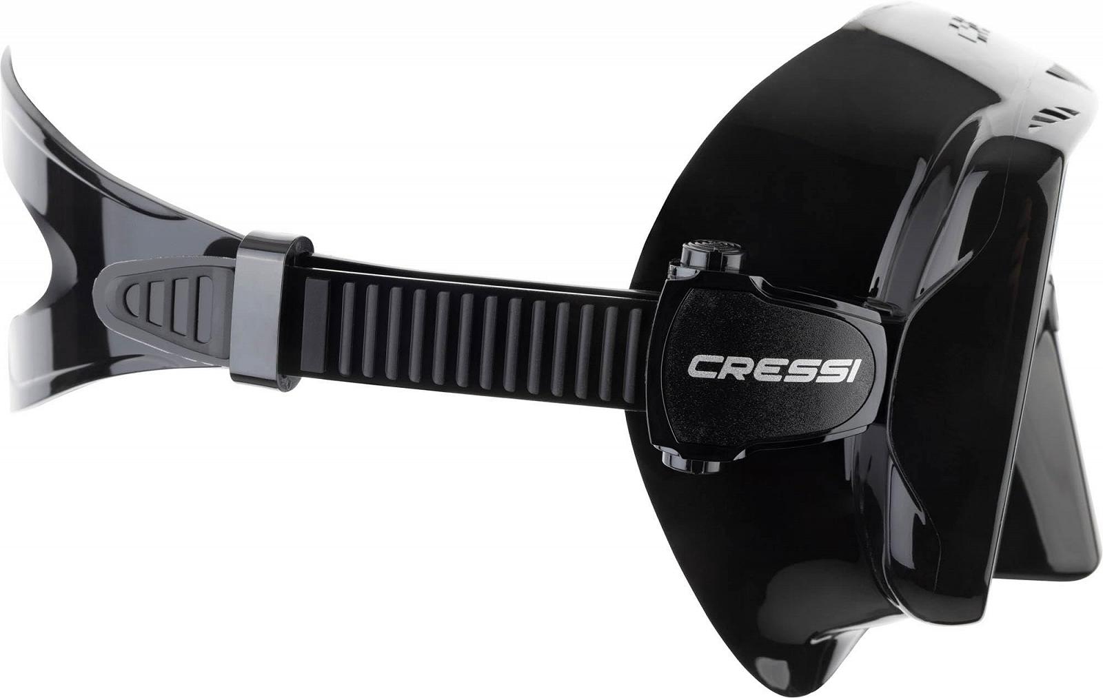 Маска CRESSI SF1, безрамная, для дайвинга и снорклинга, квадратный дизайн, взрослая, один размер, фото №4