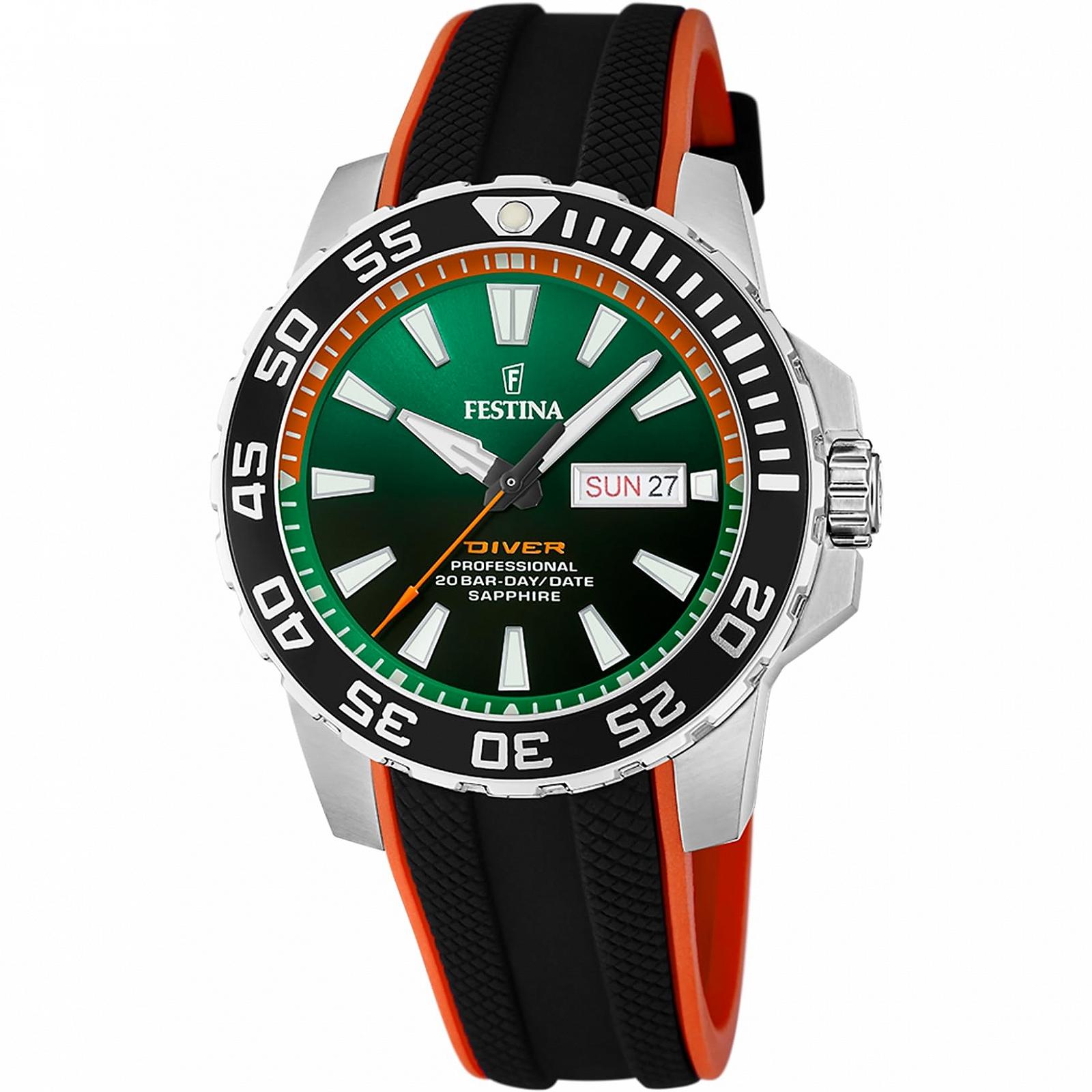 Аналоговые Festina Модель CAB.ACE.COR.ESF.Verd F20662/2 Лента, фото №2