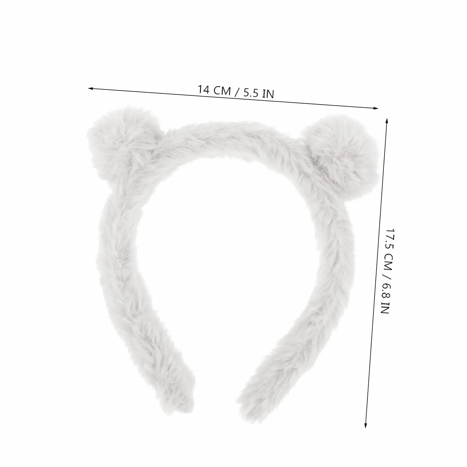 Обруч Плюшевые Ушки Мишки LIFKOME, фото №2