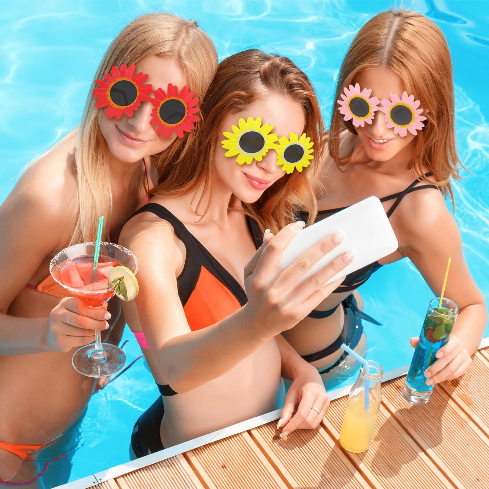 Солнцезащитные очки Подсолнечник, 8 штук, фото №6