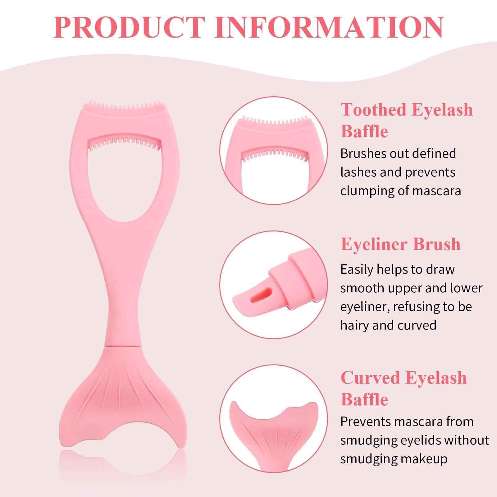 Трафарет для вій Багатофункціональний Фіолетовий, фото №3