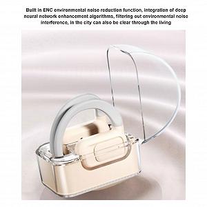 Навушники-перекладачі Goshyda, підтримка 144 мов онлайн, переклад у реальному часі, сенсорне керування, Bluetooth 5.3 synthetic.ua - Фото 1