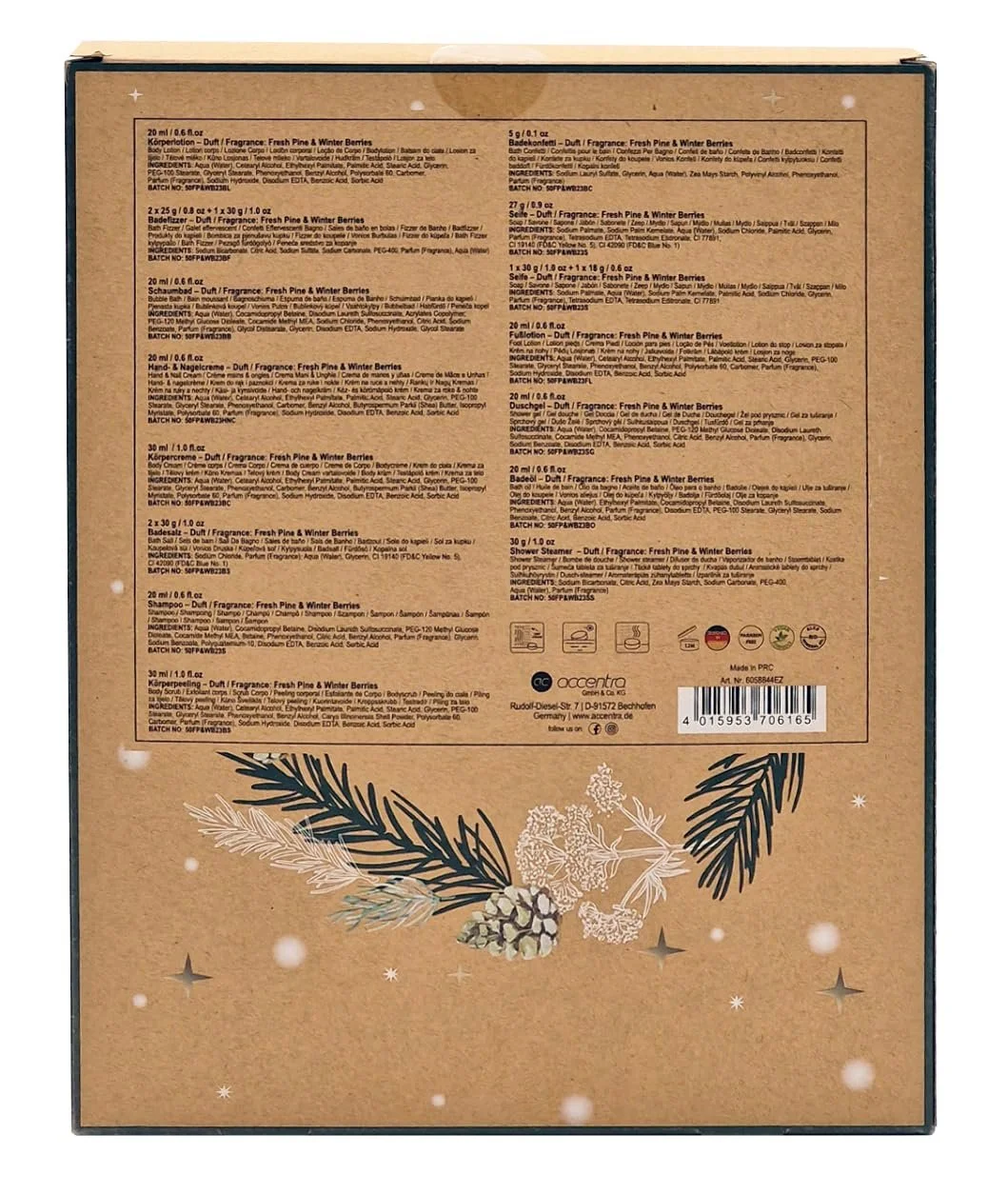 Адвент-календар Winter Spa для жінок 2024 - XXL Wellness Адвент-календар для жінок - Догляд за тілом, фото №3 Адвент-календар Winter Spa для жінок 2024 - XXL Wellness Адвент-календар для жінок - Догляд за тілом, фото №3