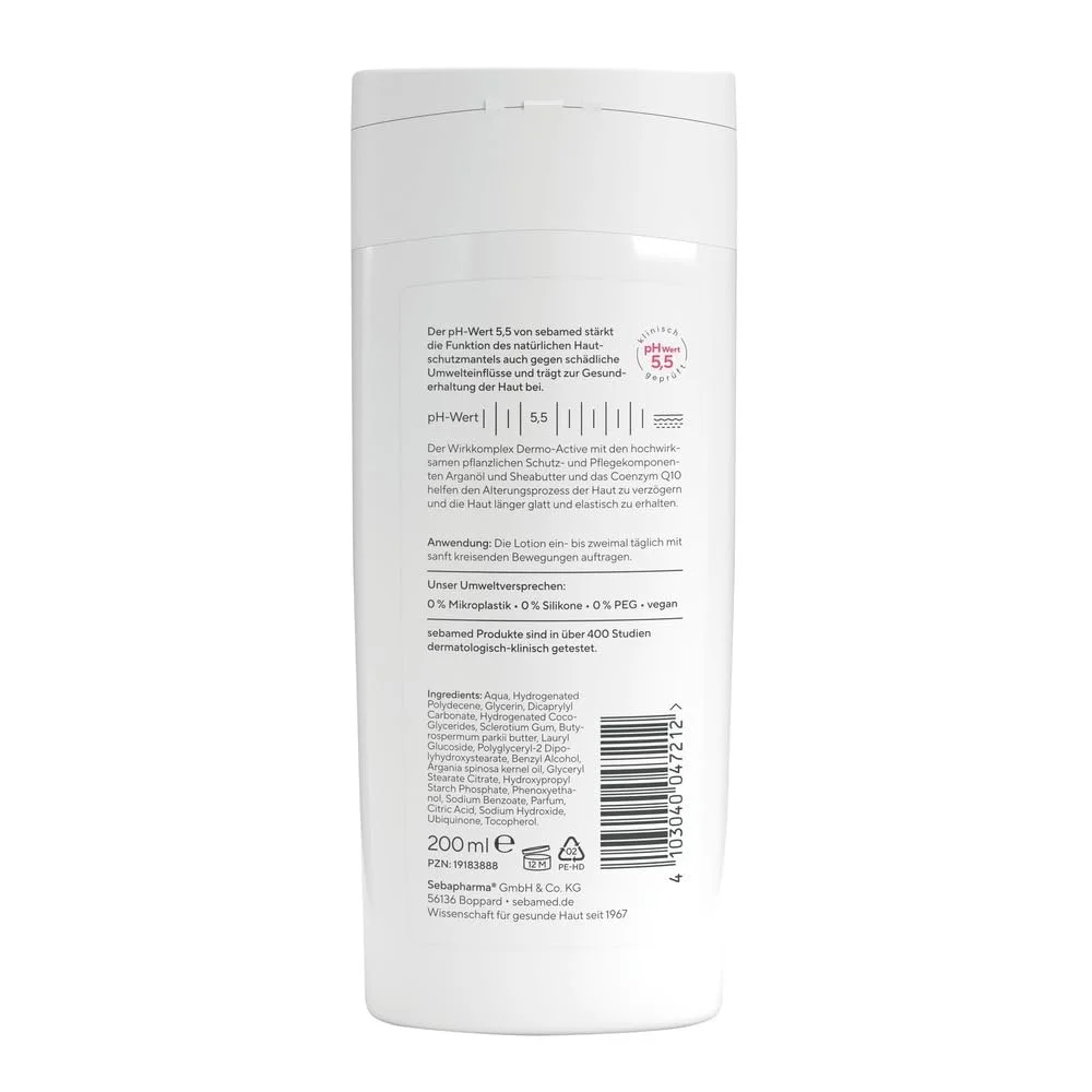 Лосьйон SEBAMED Anti-Aging з Q10 для тіла для чоловіків і жінок, 200 мл, фото №3 Лосьйон SEBAMED Anti-Aging з Q10 для тіла для чоловіків і жінок, 200 мл, фото №3