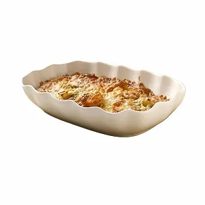 Форма для запекания керамическая прямоугольная глубокая 1000 мл 25,5х16,5х5,3 см - Фото 1