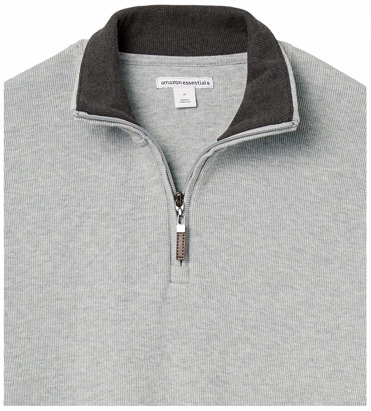 Джемпер чоловічий Amazon Essentials French Rib Quarter Zip, фото №5