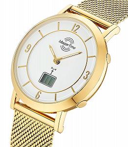 Часы Кварцевые Master Time MTLA-10949-12M Женские Аналоговые Цифровые с Миланским Ремешком из Нержавеющей Стали synthetic.ua - Фото 1