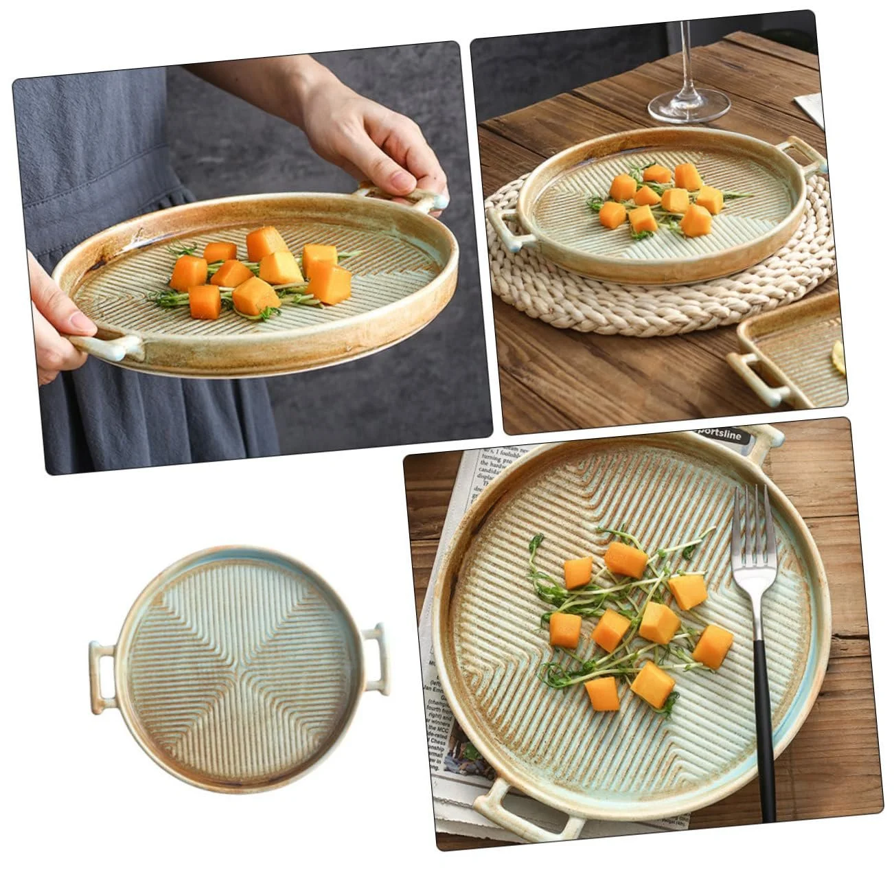 Форма для запікання Sosoport Ceramic прямокутна з кришкою керамічна, фото №3