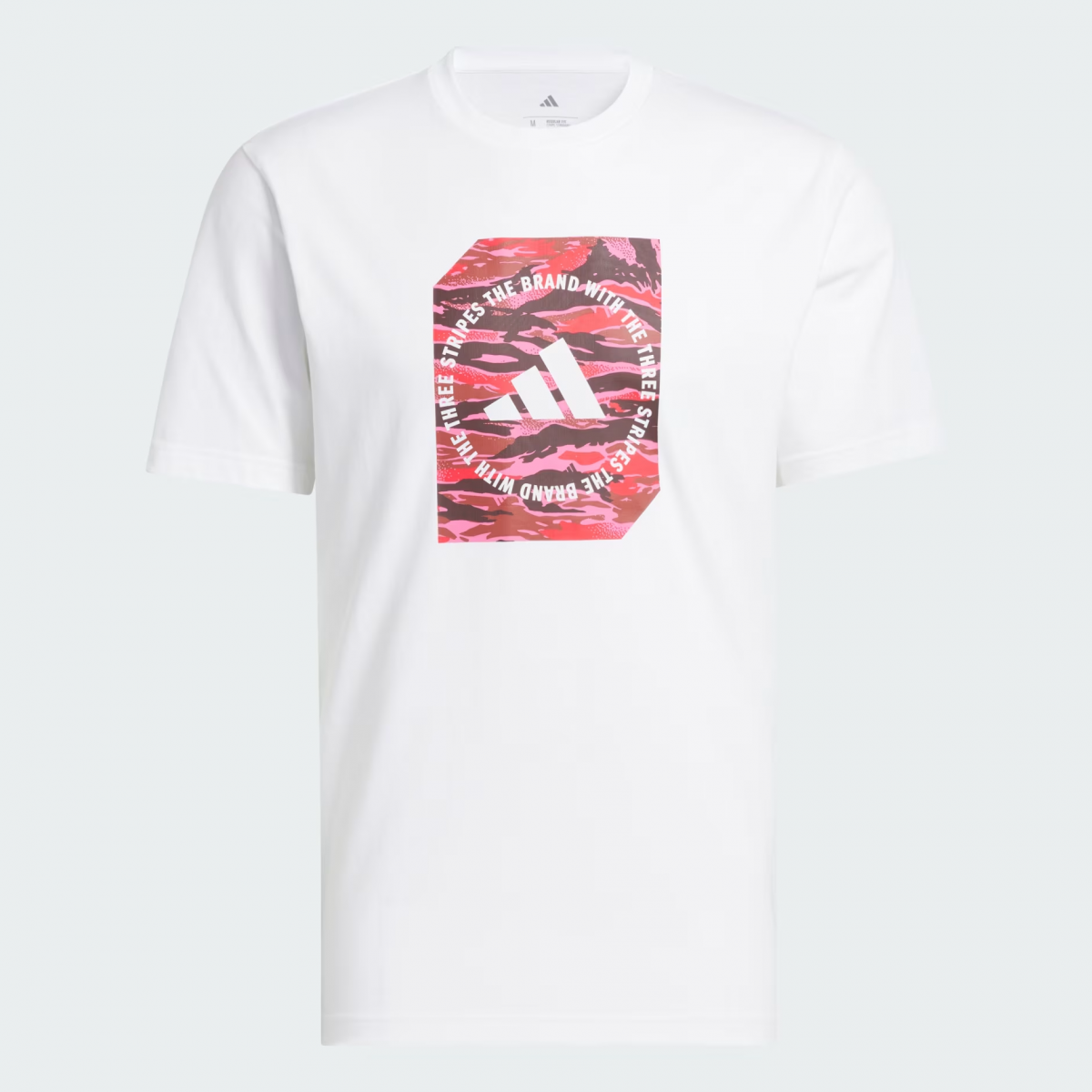 Футболка M C CAMO BOX T JI6763 Adidas Білий S, фото №5