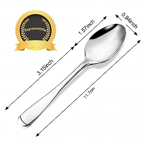 Ложки для кави, Набір з 6 штук, Маленькі з нержавіючої сталі synthetic.ua - Фото 1