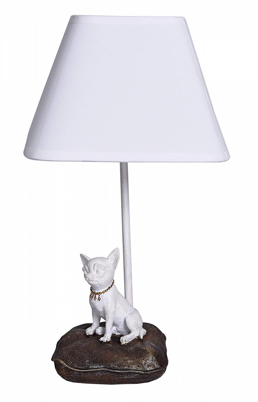 Настольная лампа Palazzo Exclusive Chiwawa в форме чихуахуа белая, фото №1