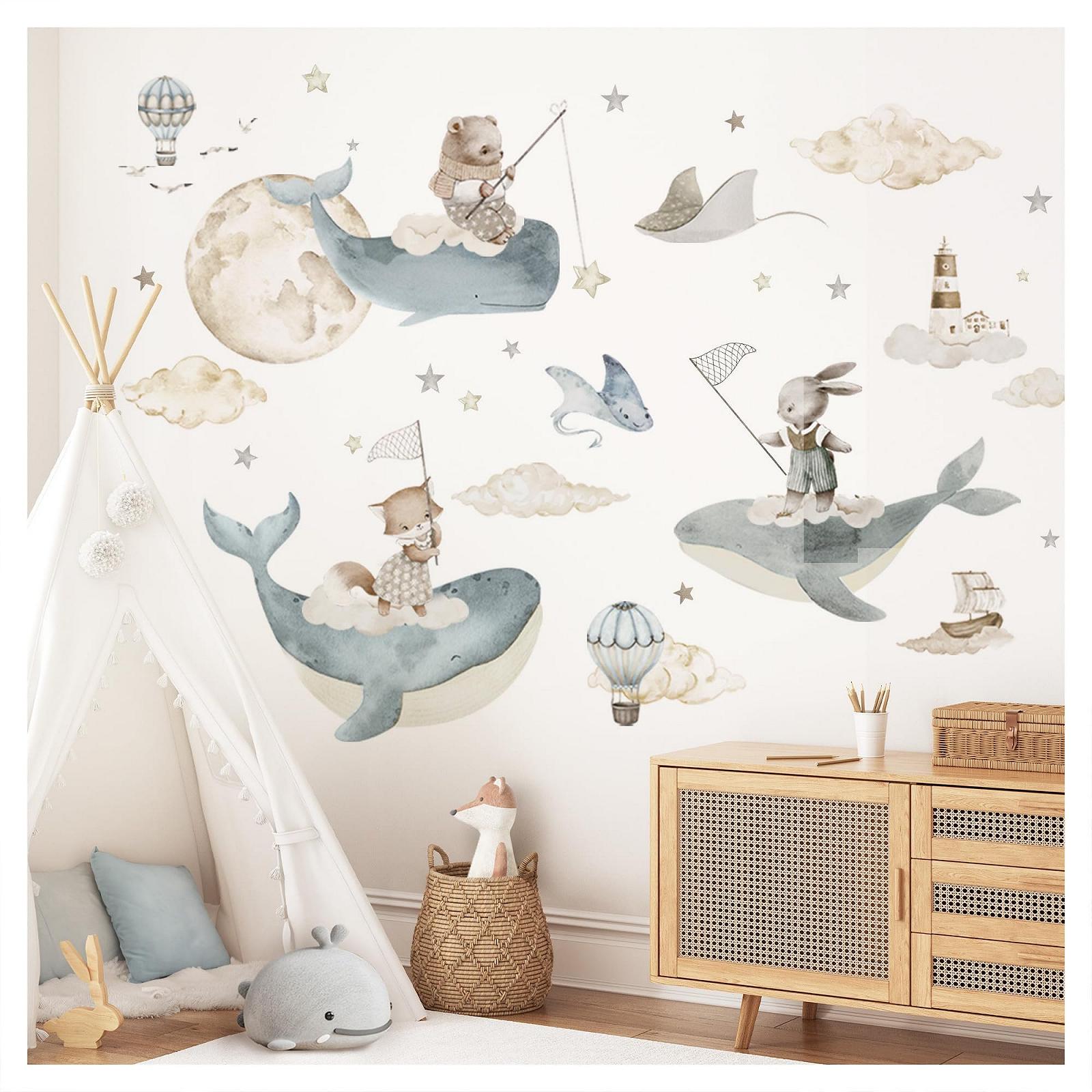 Наклейка на стену Little Deco Underwater World DL5074 XL, фото №1