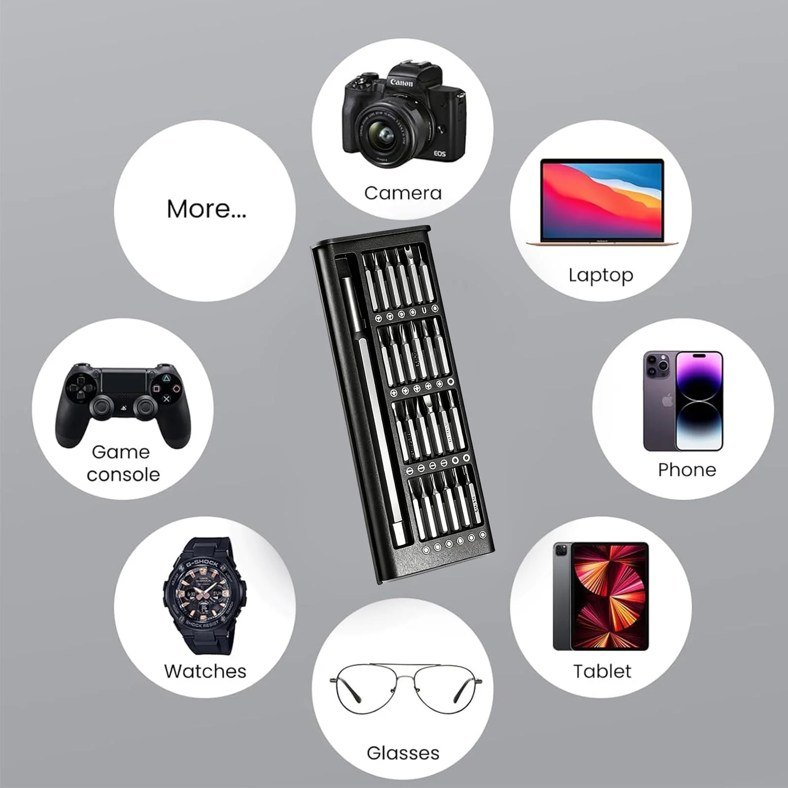 Набір прецизійних викруток 24 в 1, фото №3