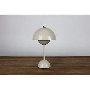 Настільна лампа BURI Wireless Metal LED Touch USB 18х30 см Mushroom synthetic.ua - Фото 1