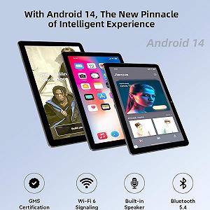 Планшет 10.1" Rebecco K70 4+8/128Gb 8 ядер Android 14 6000 mAh Серый synthetic.ua - Фото 1