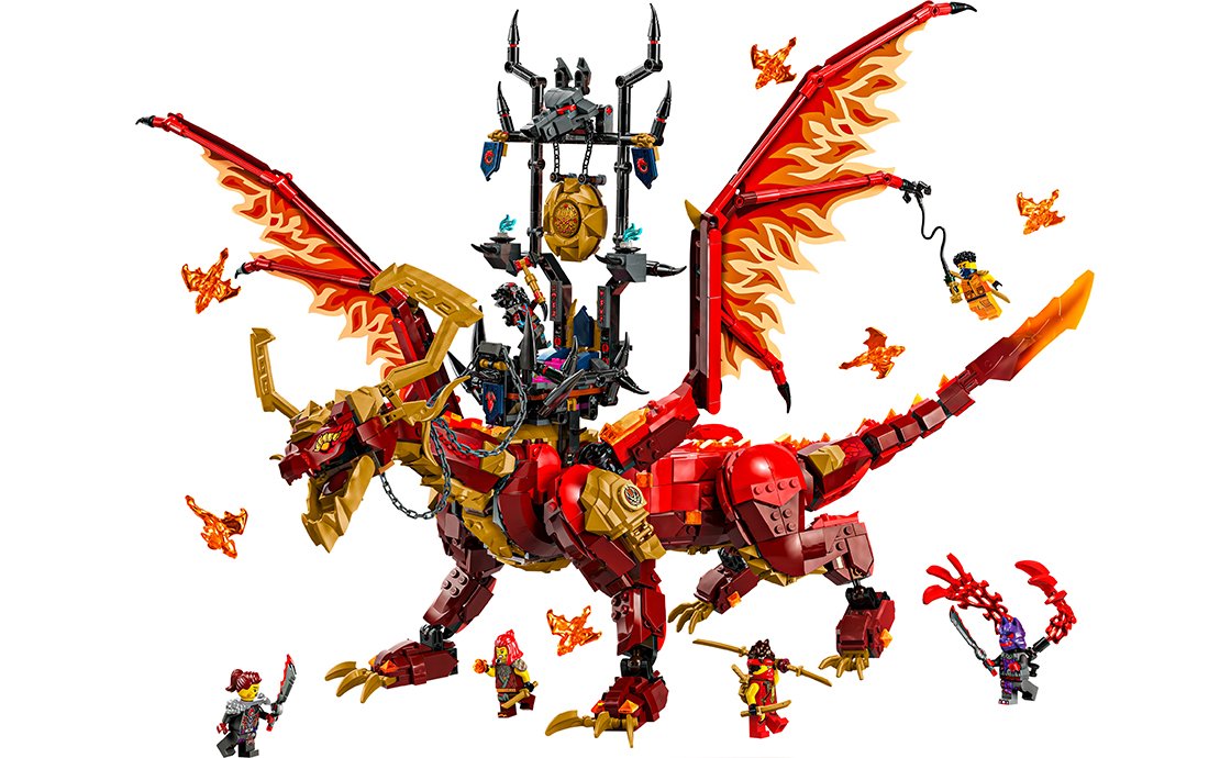 Конструктор Лего LEGO NINJAGO Перводракон движения (71822), фото №2