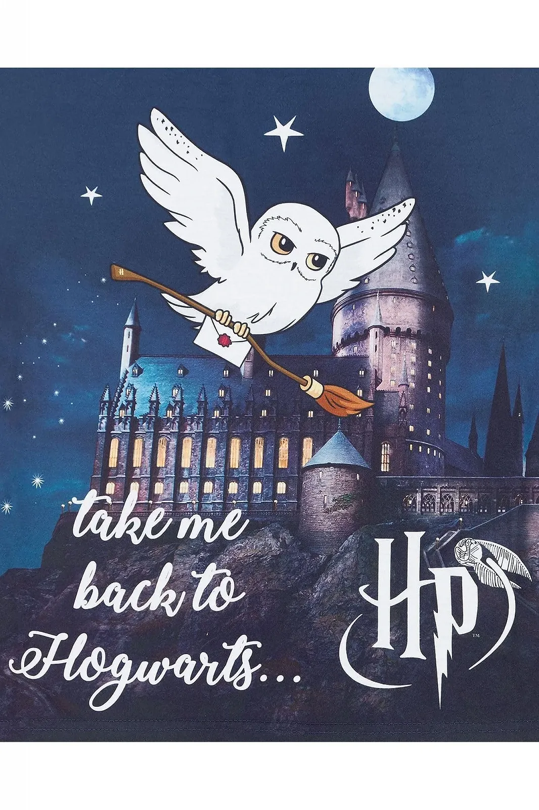 Пижама Harry Potter Hedwig Take Me Back to Hogwarts Короткая для девочек Темно-синий, фото №3 Пижама Harry Potter Hedwig Take Me Back to Hogwarts Короткая для девочек Темно-синий, фото №3