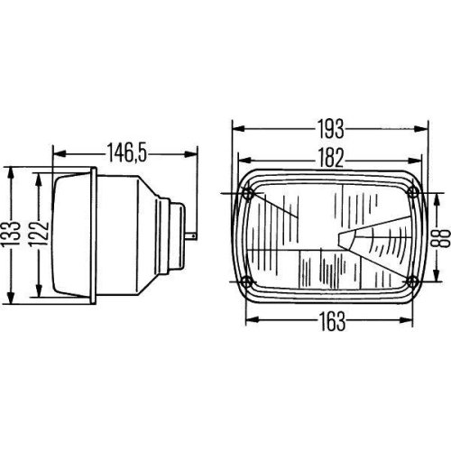 Фара головного світла HELLA 1AD 003 305-001 для IVECO, ліва, права, фото №3