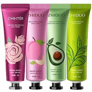 Крем для рук Набор, Увлажняющий крем для рук для очень сухой кожи рук, Нежирный, Увлажняющий, Фруктово-цветочный аромат, Мультиупаковка, Набор лосьонов для ухода за руками для женщин - Фото 1