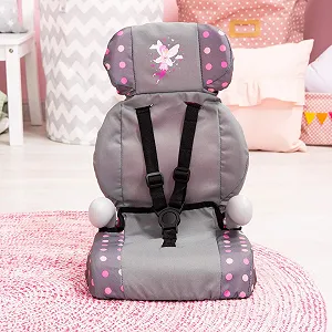 Автокресло для куклы Bayer Design Deluxe с ремешком и подлокотником synthetic.ua - Фото 1