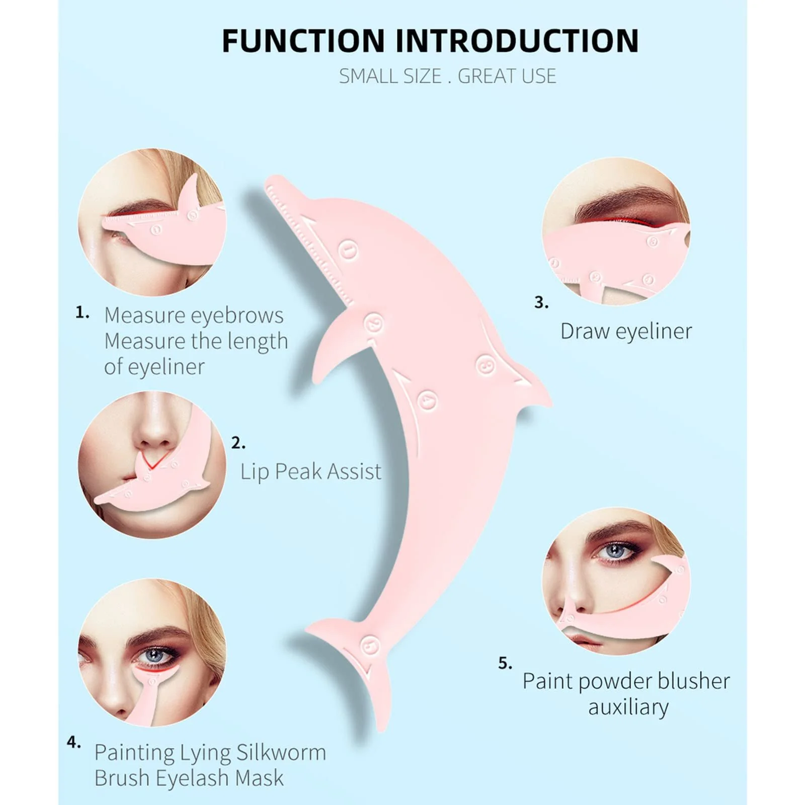 Трафареты для подводки крыльев Силиконовая вспомогательная, фото №5 Трафареты для подводки крыльев Силиконовая вспомогательная, фото №5