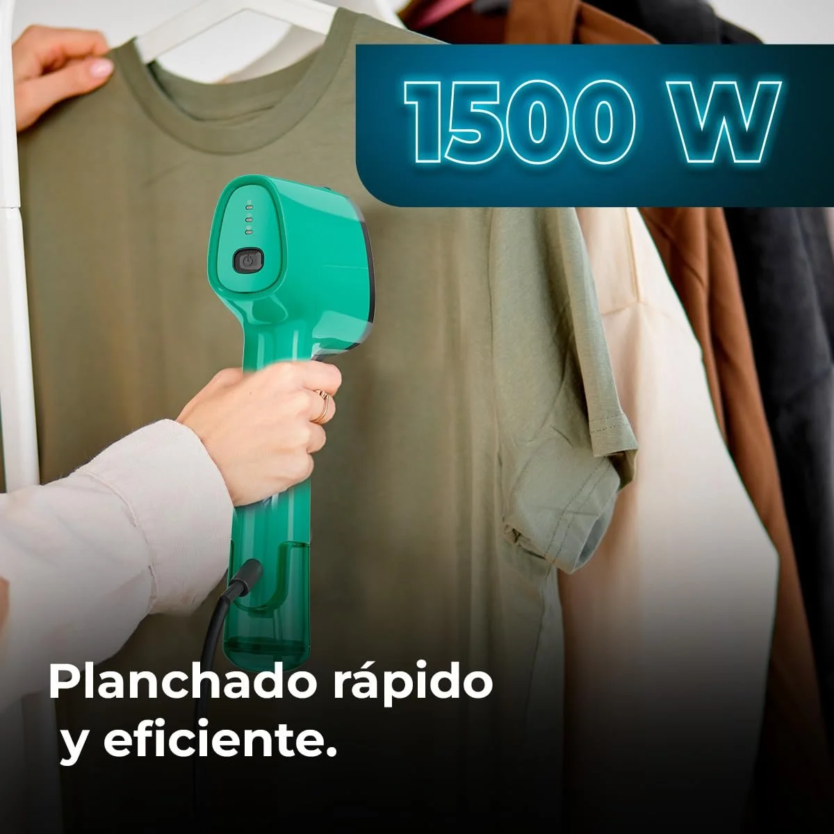 Вертикальный отпариватель Cecotec IronHero V-1500 Essential 1500 Вт Зеленый, фото №1