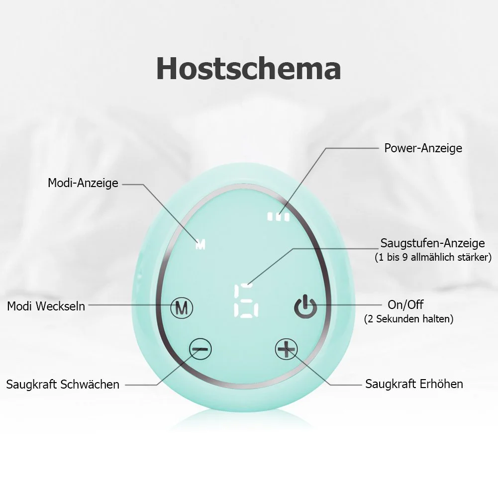 Молокоотсос электрический одинарный, включает силиконовую пустышку с массажем и всасыванием, зеленый, фото №4