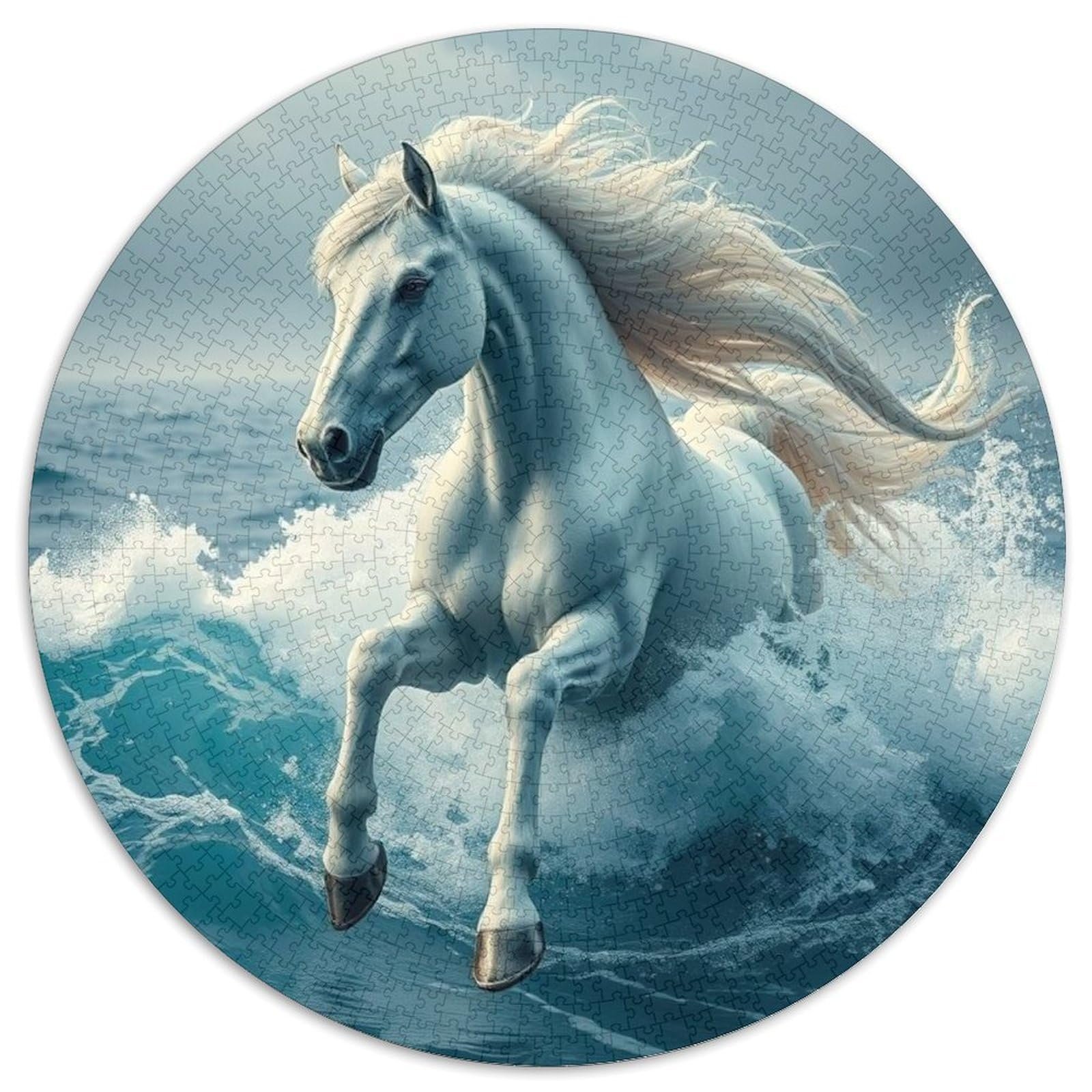 Круглый пазл Horse Clever Puzzles 1000 деталей 67.5 x 67.5 см, фото №1