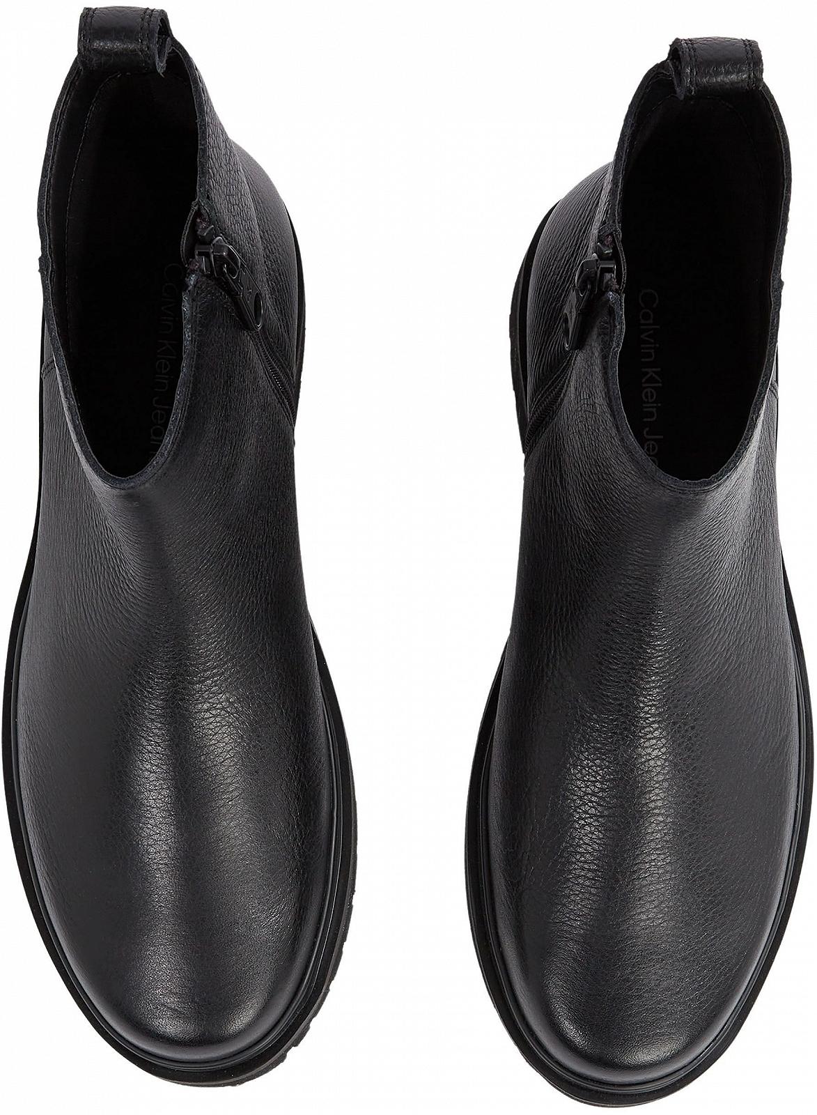 Челси Ботинки Calvin Klein Eva Mid Chelsea Zip Boot Tumbled Ym0ym01173, фото №4