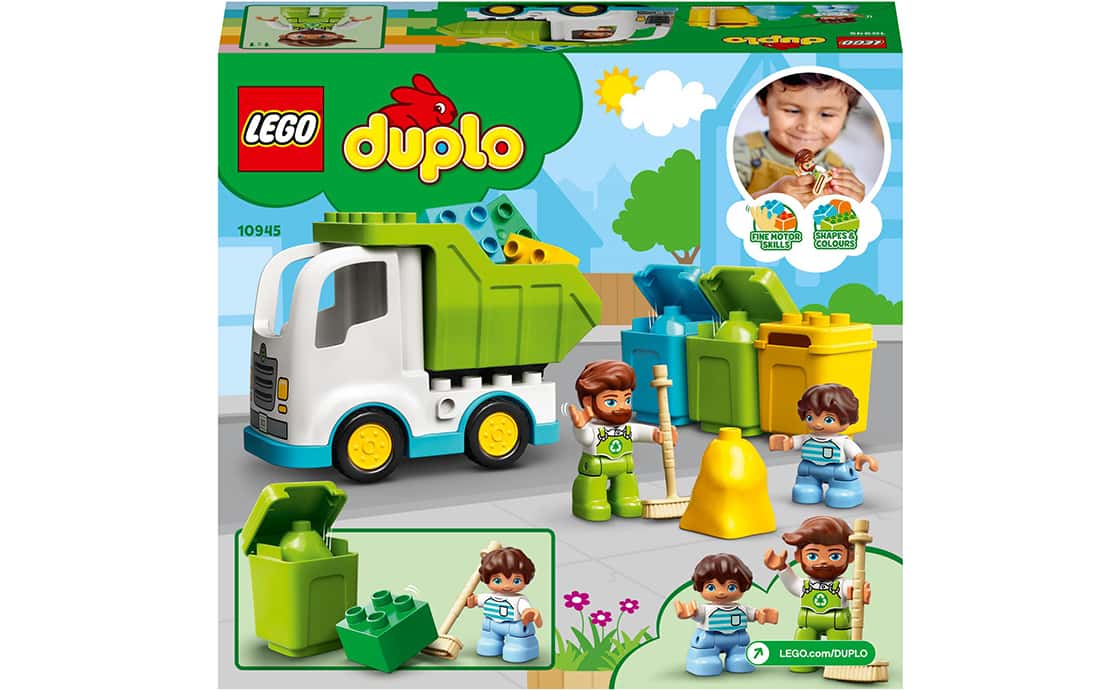 Конструктор LEGO Сміттєвоз і сміттєпереробка 19 деталей 10945, фото №10