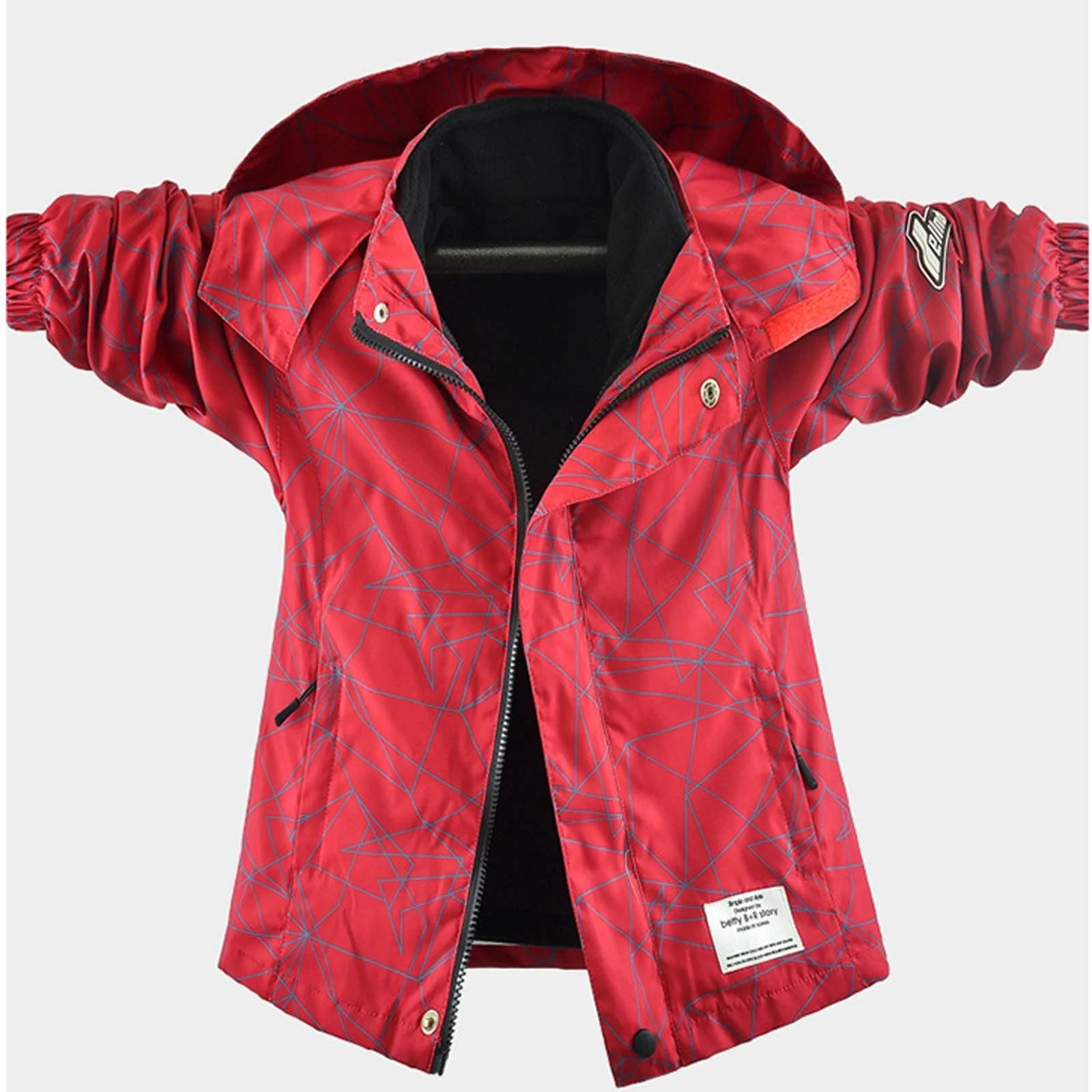 Куртка Softshell KQIVAM для хлопчиків Водонепроникна, фото №5