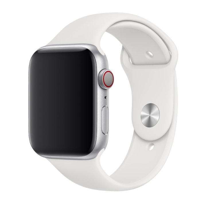 Спортивний ремішок Primolux для годинників Apple Watch 38mm 40mm 41mm розмір L White, фото №1