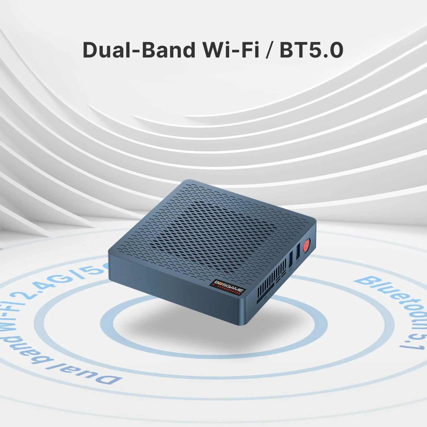 Міні ПК BOSGAME AG40 / Intel Celeron N4020 / RAM 4GB / eMMC 64GB / 1 x HDMI / LAN / Wi-Fi 5 / Bluetooth 5.1 / Windows 11 / Синій, фото №5 Міні ПК BOSGAME AG40 / Intel Celeron N4020 / RAM 4GB / eMMC 64GB / 1 x HDMI / LAN / Wi-Fi 5 / Bluetooth 5.1 / Windows 11 / Синій, фото №5