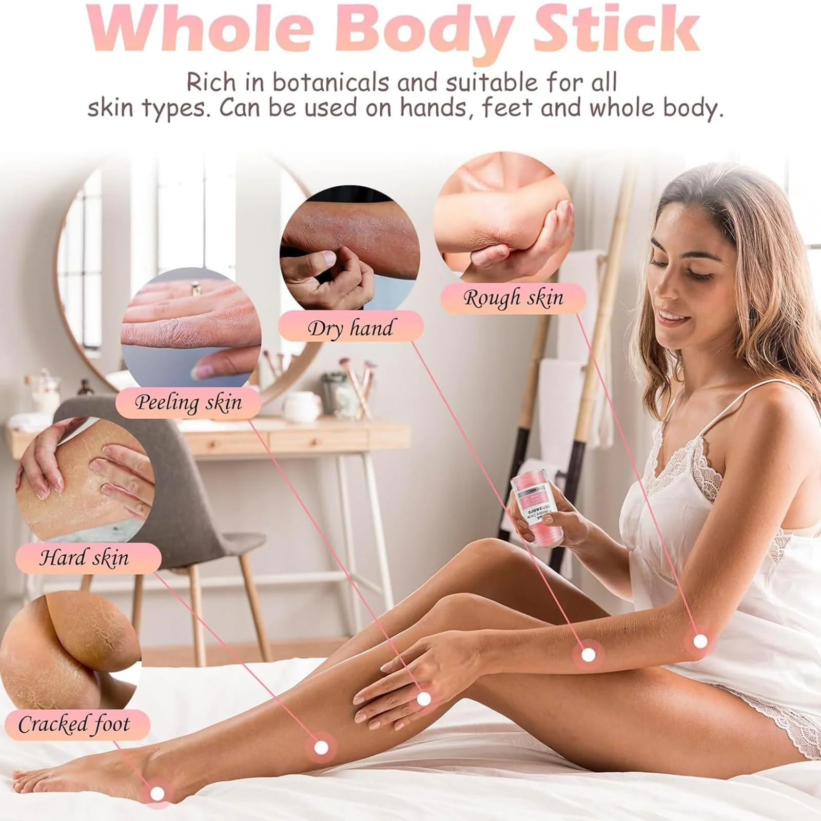 Крем для восстановления кожи HOUSN Cracked Skin Repair Cream с 60% мочевины для рук и ног 2 шт., фото №8