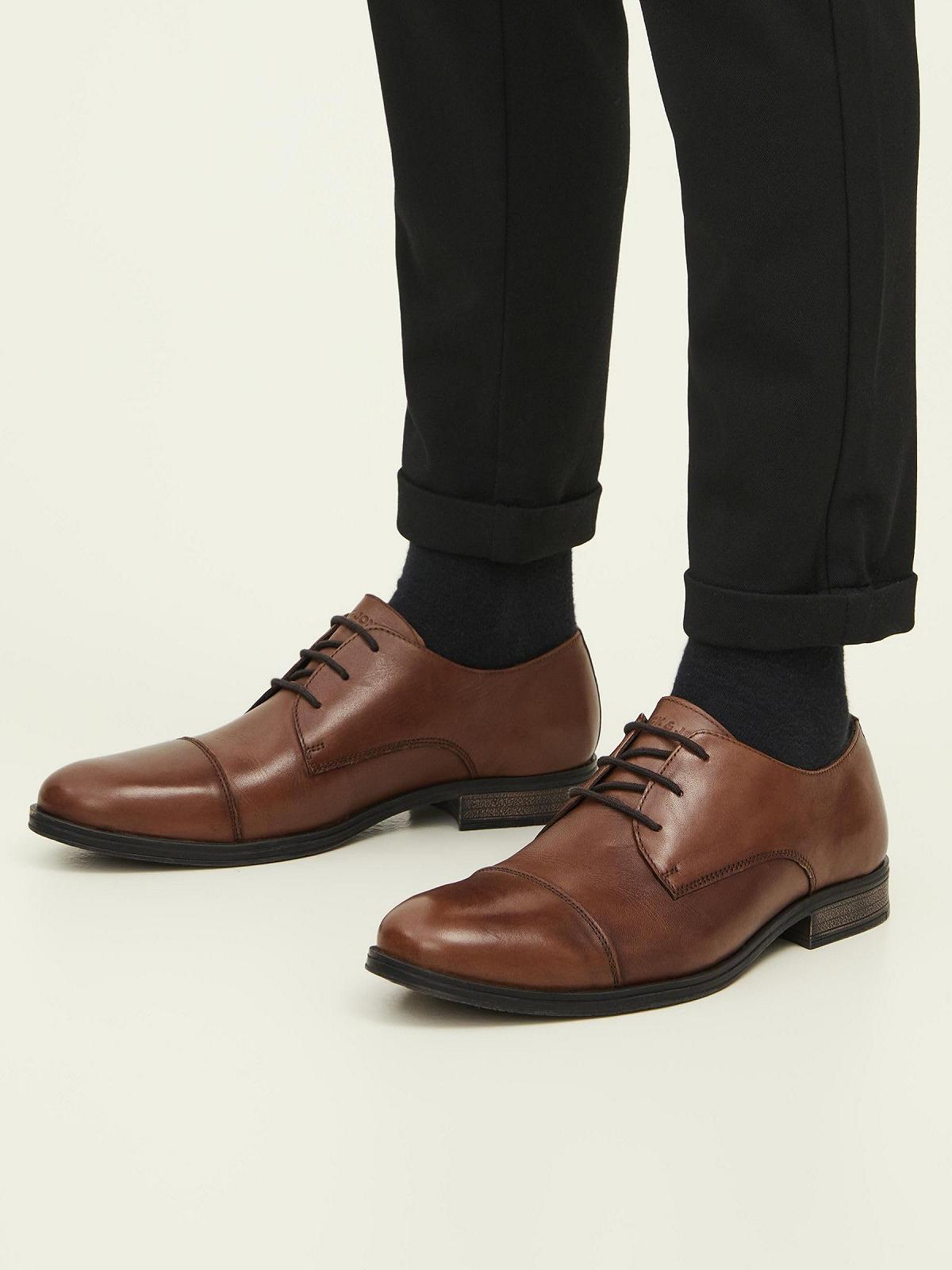 Черевики JACK & JONES Jfwraymond Шкіряні Низькі, фото №5
