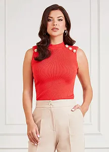 Купити Жіночий топ Guess by Marciano Червоний - M - Фото 1 Жіночий топ Guess by Marciano Червоний - M - Фото 1