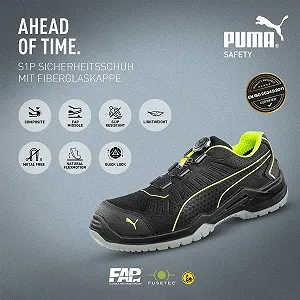 Кросівки Puma Fuse TC Green Low S1P synthetic.ua - Фото 1