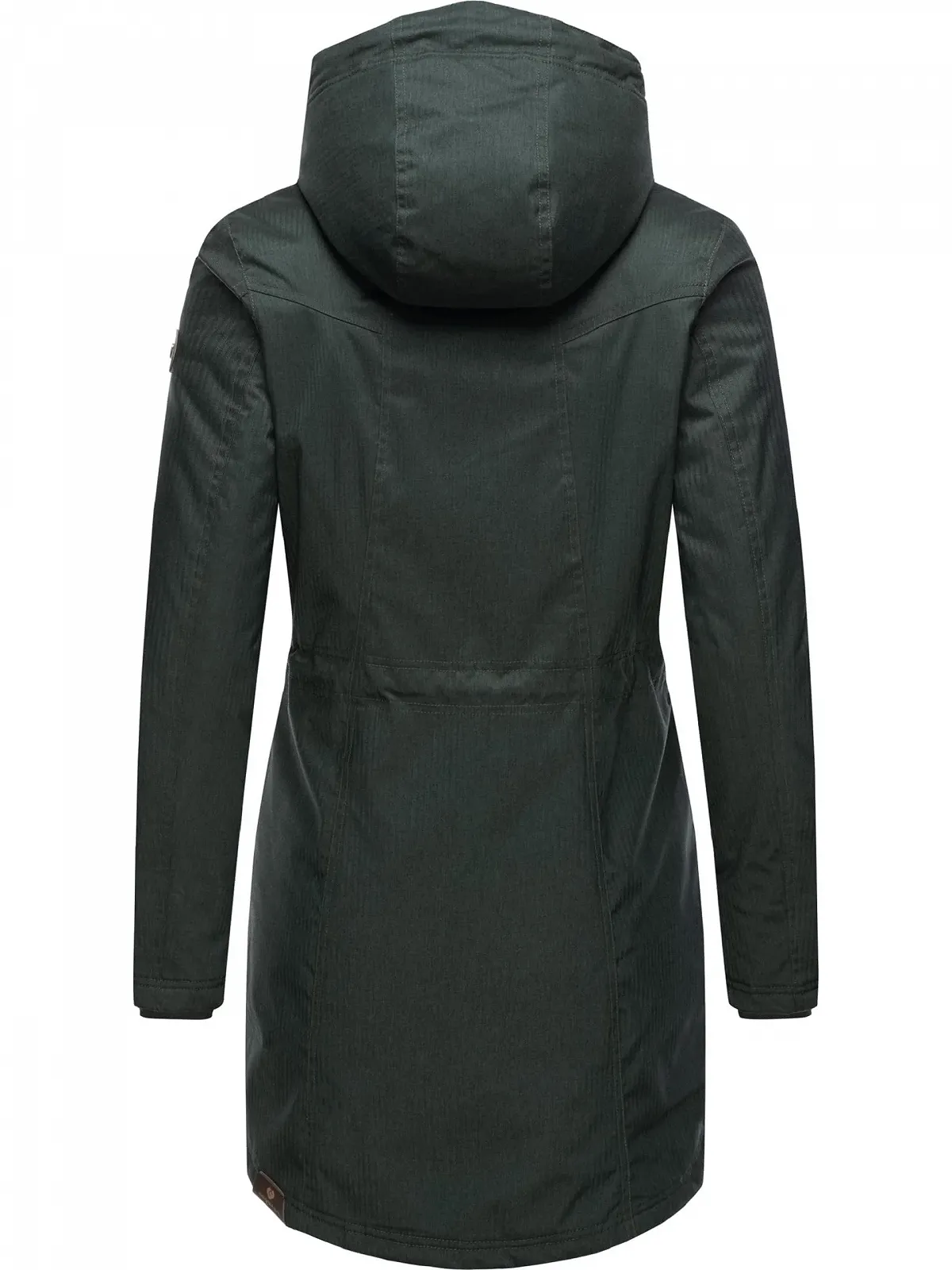 Жіноче зимове пальто Ragwear Elsie Melange, утеплене, парка, довге, водонепроникне з капюшоном, фото №3