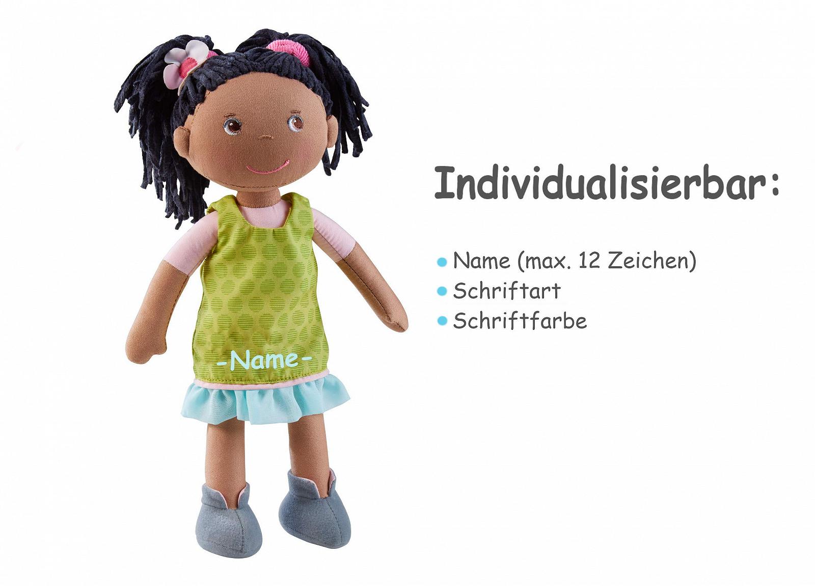 Текстильная Кукла Haba с Индивидуальной Вышивкой Имени Маленькая Кукла Приблизительно 30 см от 1 года с Тканевым Телом для Девочек, фото №2 Текстильная Кукла Haba с Индивидуальной Вышивкой Имени Маленькая Кукла Приблизительно 30 см от 1 года с Тканевым Телом для Девочек, фото №2