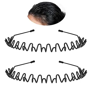 Обруч Металлический Волнистый Черный synthetic.ua - Фото 1