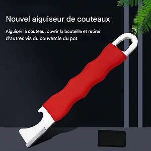 Точилка для инструментов Werkzeugschärfer многофункциональная садовая с открывалкой и отверткой synthetic.ua - Фото 1