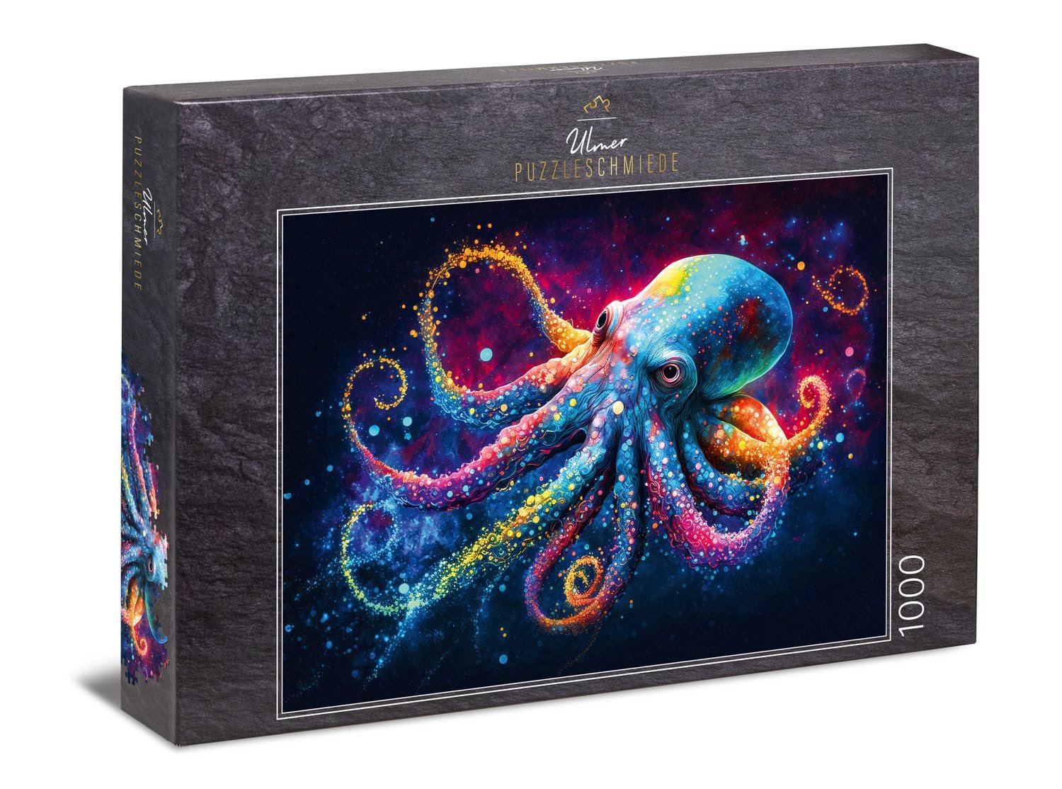 Пазл Ulmer Puzzleschmiede "Tentacle Spectacle" 1000 элементов цветной осьминог, фото №1